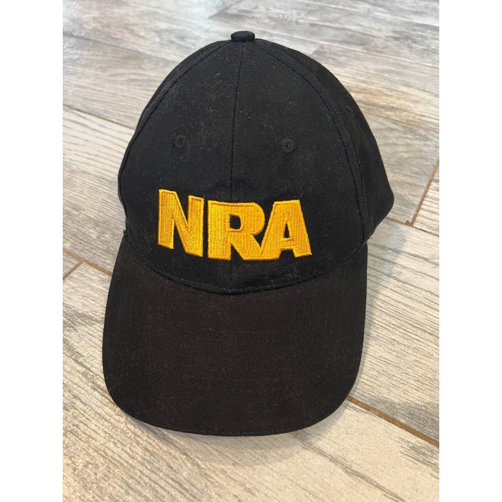 NWOT NRA Baseball Cap Hat Embroidered Spell out‎ National Rifle Association Flag